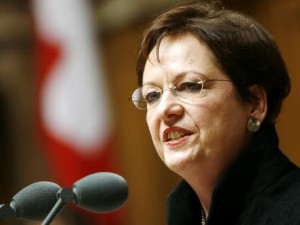 Canciller federal de Suiza Corina Casanova
